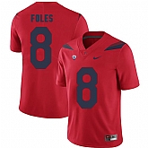 Arizona Wildcats 8 Nick Foles Red College Football Jersey Dzhi,baseball caps,new era cap wholesale,wholesale hats